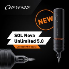 CHESOLNOVUNLI5M Cheyenne Sol Nova unlimIted (draadloos)   5mm version        rich bold lines and a high color insertion